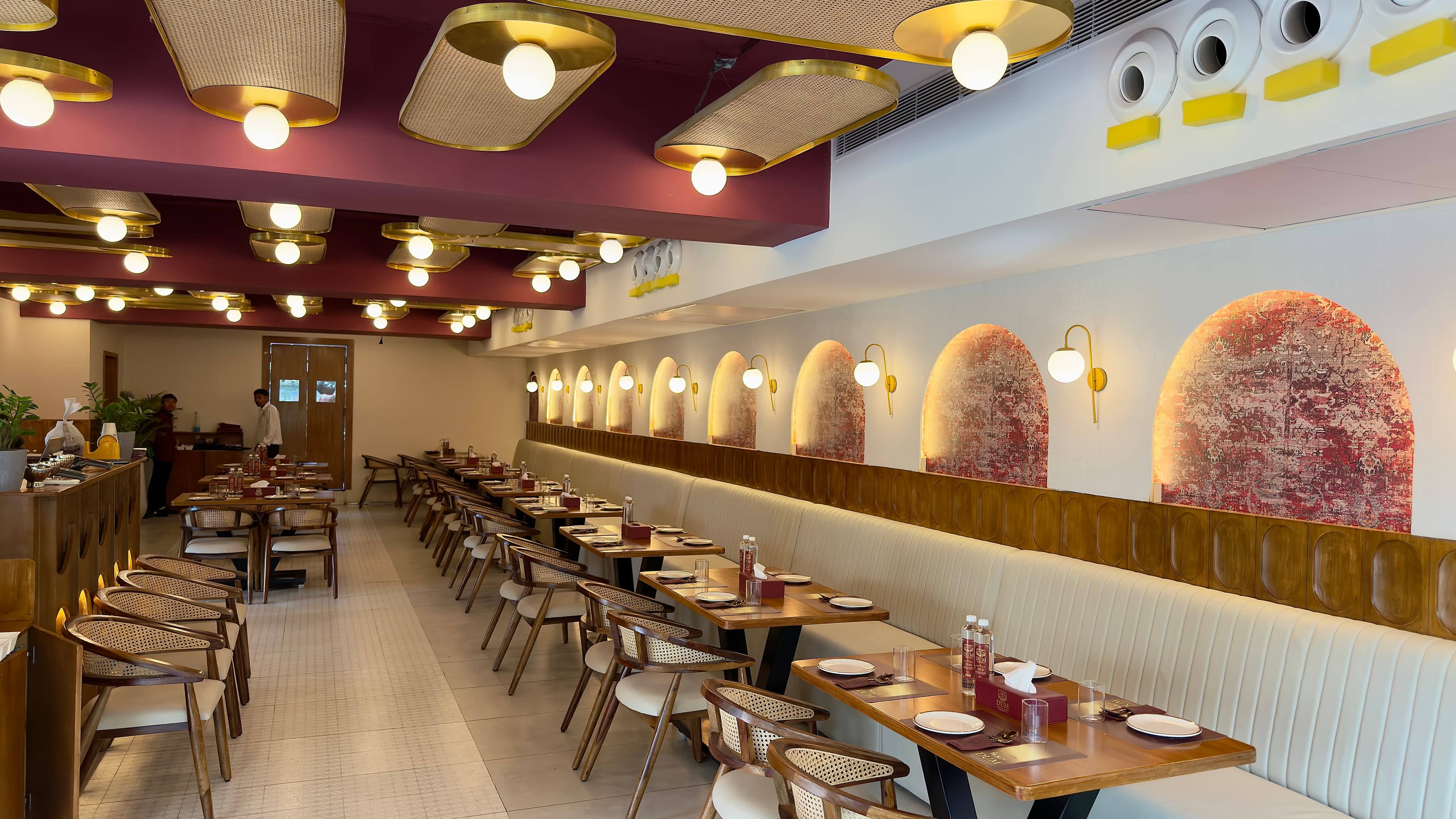 DUM Restaurant Warm Fine-Dining Interior